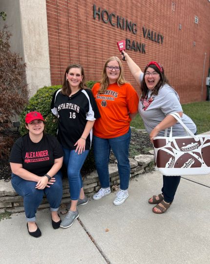 Loan Department participating in Spirit Week.